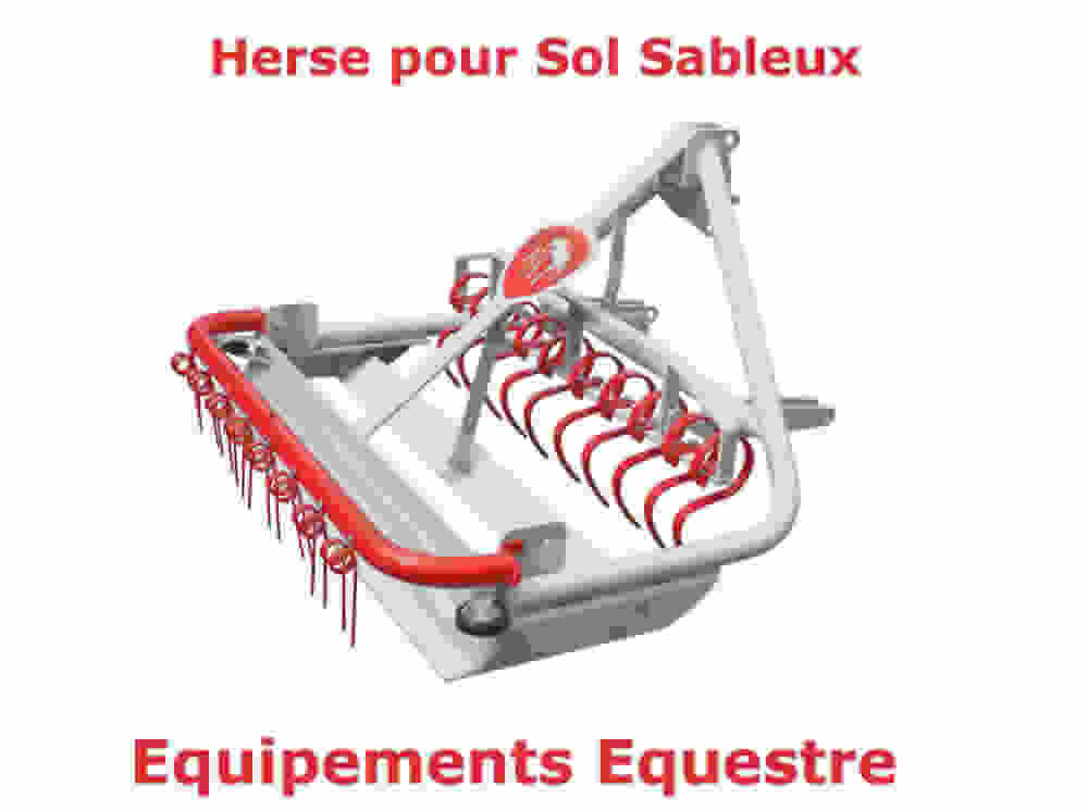 equipement equestre herse de carrière